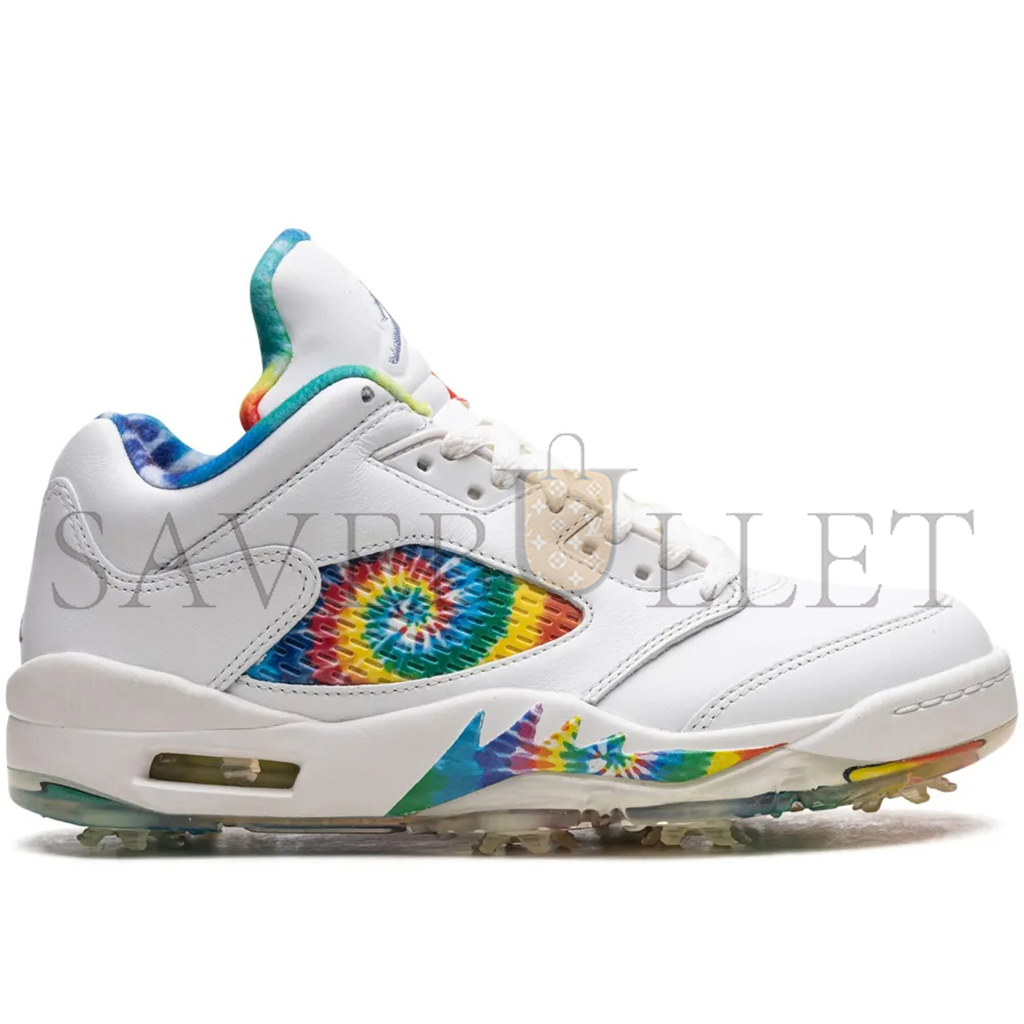 NIKE JORDAN 5 RETRO LOW GOLF TIE DYE CW4205-100